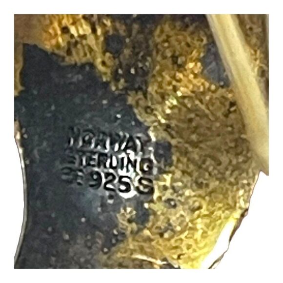 Aksel Holmsen Enamel Viking Long Boat Brooch Sterling Silver Vintage Norway - Picture 5 of 7